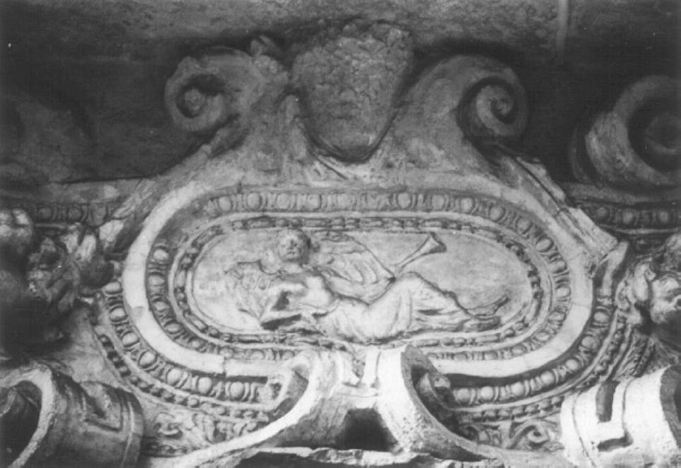 figura femminile alata (decorazione plastica) di Rubini Lorenzo (e aiuti) (sec. XVI)