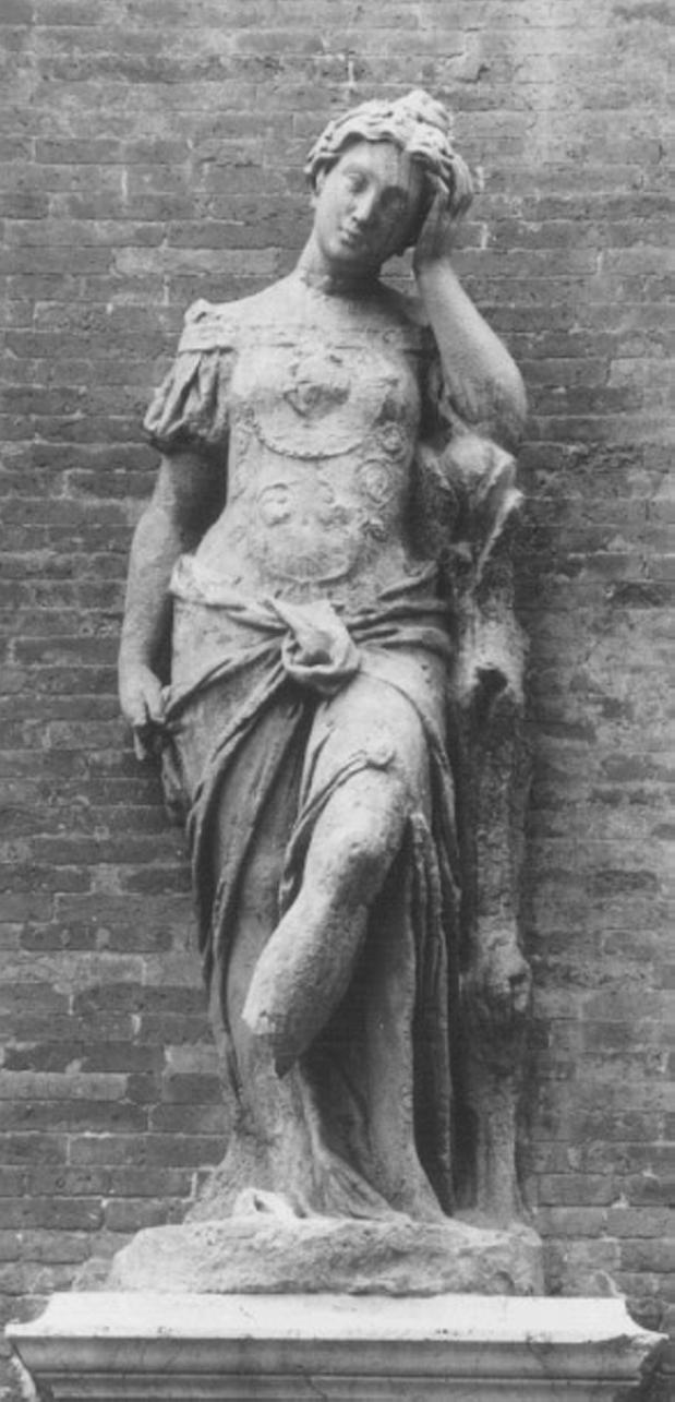 figura allegorica femminile (statua) di Rubini Lorenzo (e aiuti) (sec. XVI)