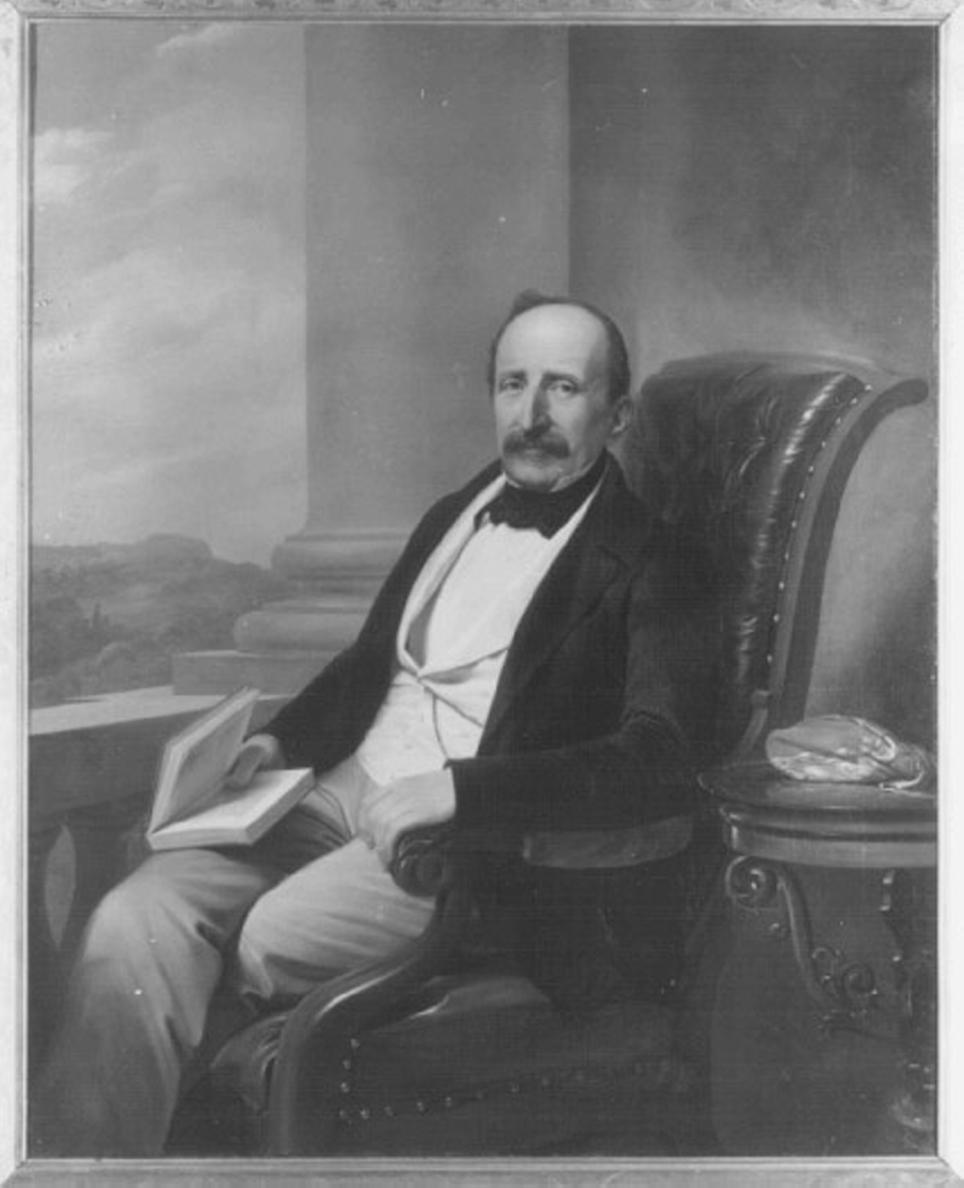 ritratto d'uomo (dipinto) di Busato Giovanni (secondo quarto sec. XIX)