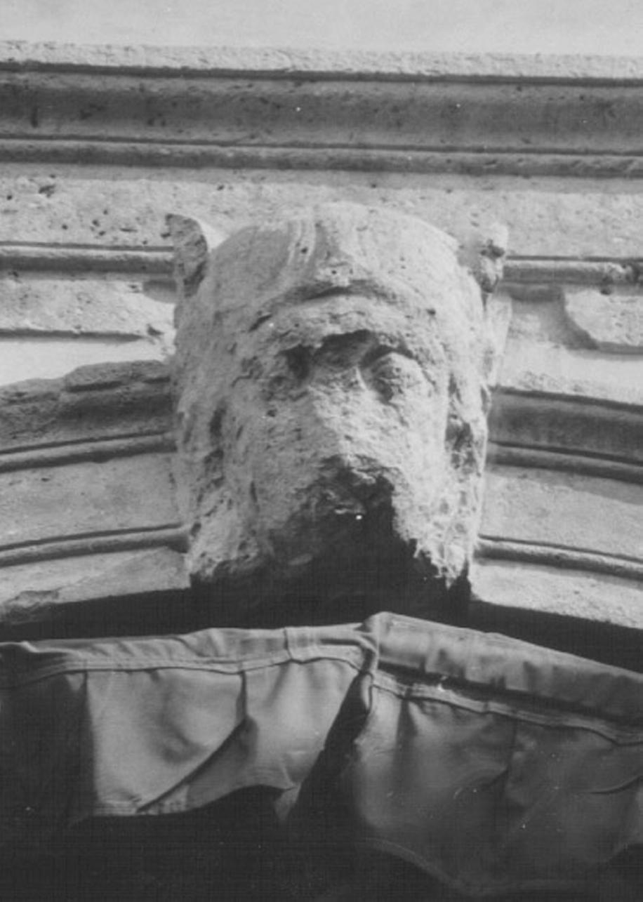 mascherone (chiave d'arco) di Allio Tommaso (maniera), Scamozzi Vincenzo, Pizzocaro Antonio (sec. XVII)