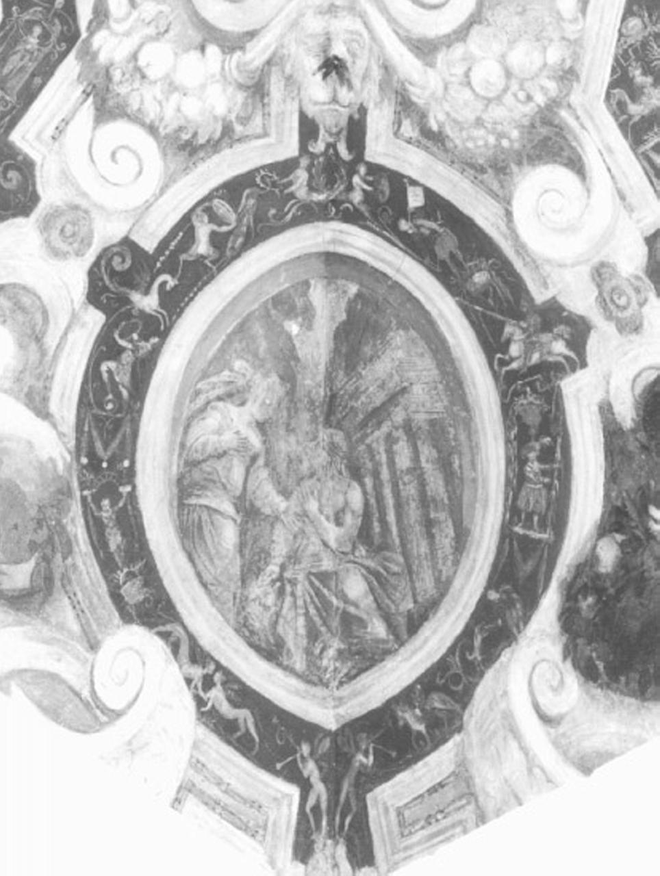 moglie di Giobbe lo insulta (dipinto) di Maganza Alessandro (e aiuti) (secc. XVI/ XVII)