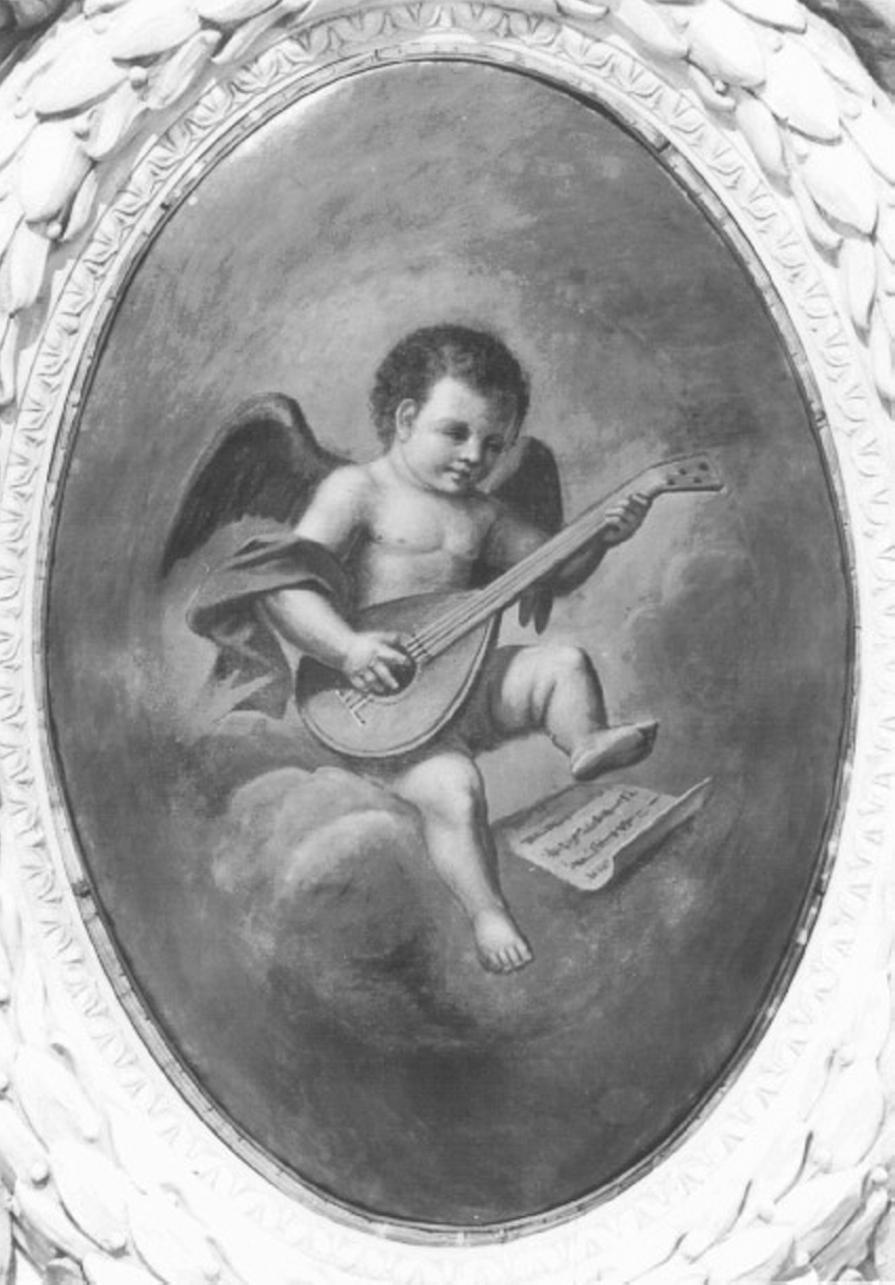 allegoria della Musica (dipinto) - ambito veneto (secc. XVIII/ XIX)