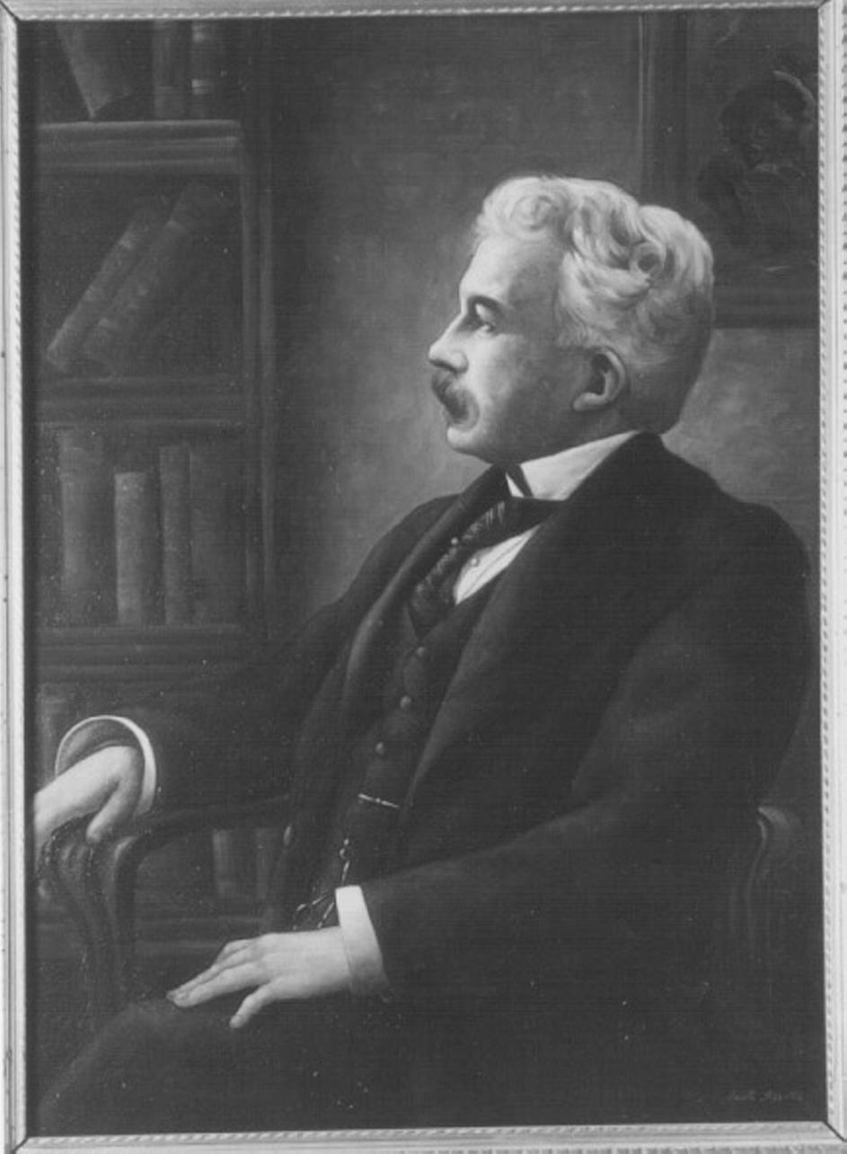 ritratto d'uomo (dipinto) di Bizzotto Dante (prima metà sec. XX)