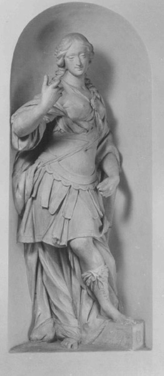 figura allegorica femminile (statua) di Barberini Giovanni Battista (attribuito), Allio Tommaso (attribuito) (sec. XVII)