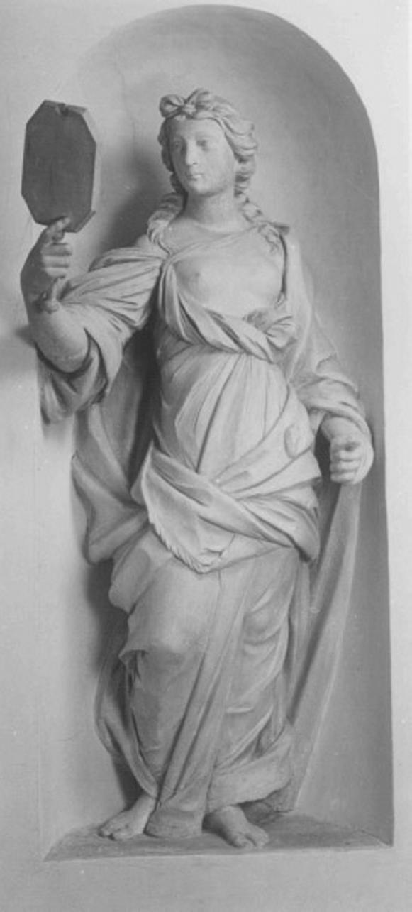 allegoria della Prudenza (statua) di Barberini Giovanni Battista (attribuito), Allio Tommaso (attribuito) (sec. XVII)