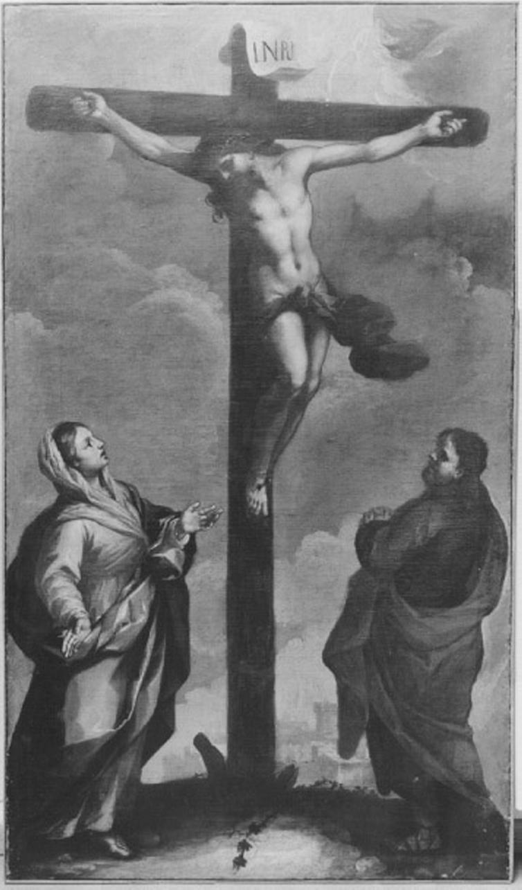 crocifissione (dipinto) di De Pieri Giovanni Antonio detto Zoppo Vicentino (prima metà sec. XVIII)