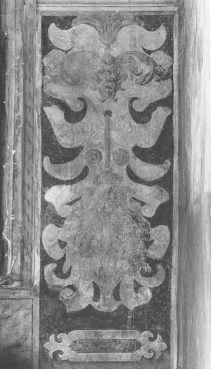 motivo decorativo (dipinto) - ambito vicentino (sec. XVII)