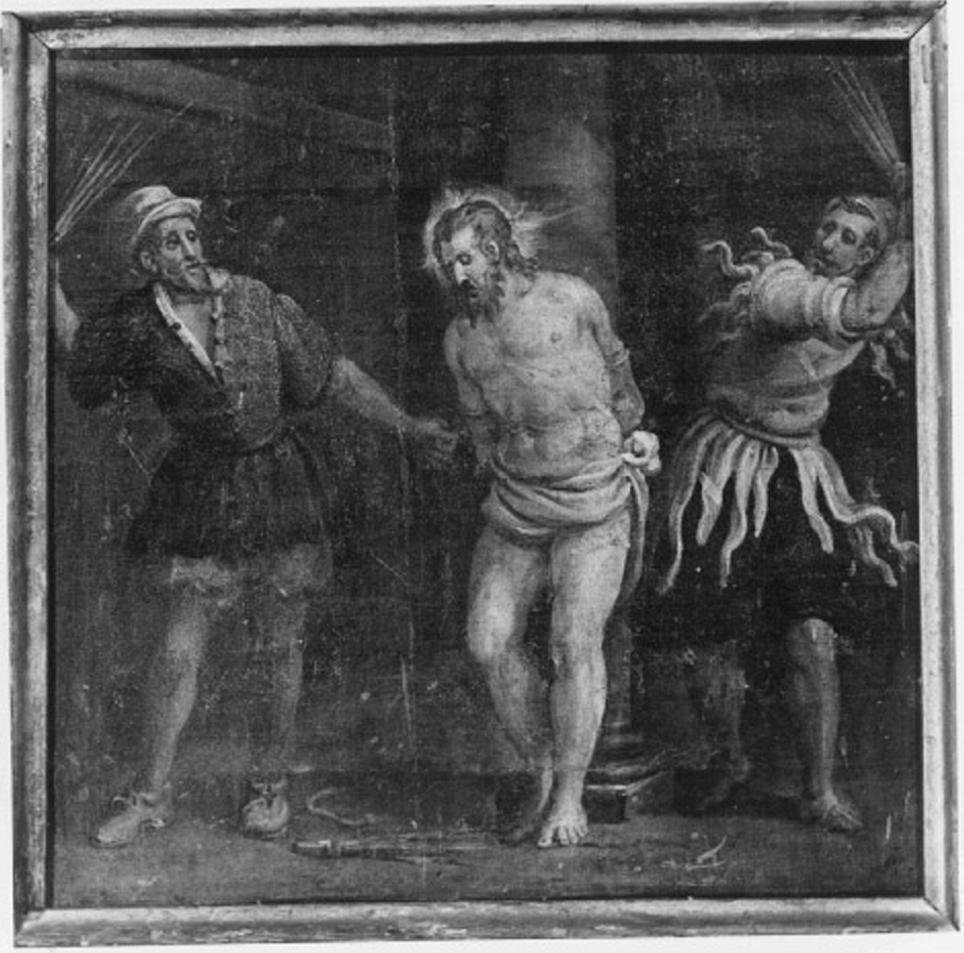 flagellazione di Cristo (dipinto) - ambito veneto (sec. XVI)