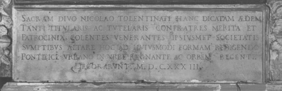 lapide - ambito veneto (sec. XVII)