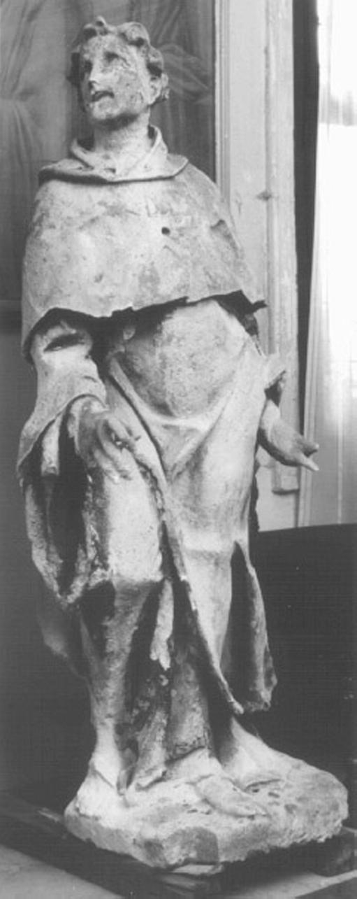 San Nicola da Tolentino (statua, elemento d'insieme) di Pozzo Francesco (sec. XVII)