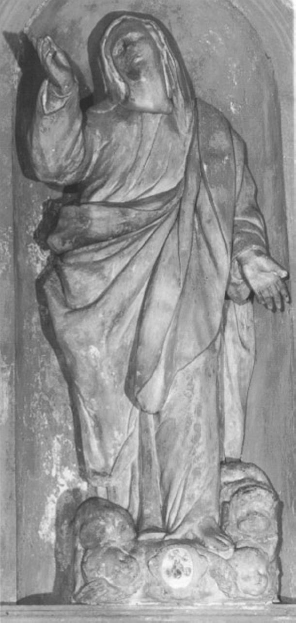 Madonna (statua, elemento d'insieme) di Merlo Giovanni (sec. XVII)