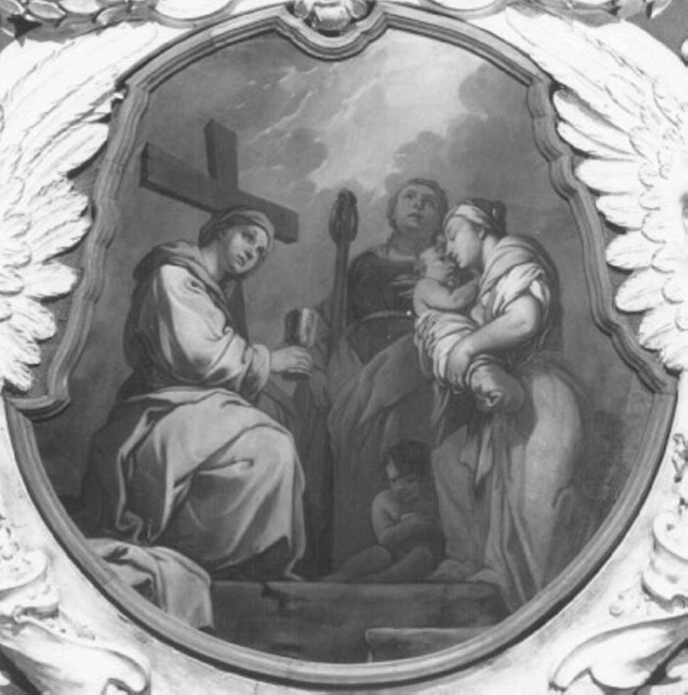 tre Virtù Teologali (dipinto, elemento d'insieme) di Carpioni Giulio (sec. XVII)