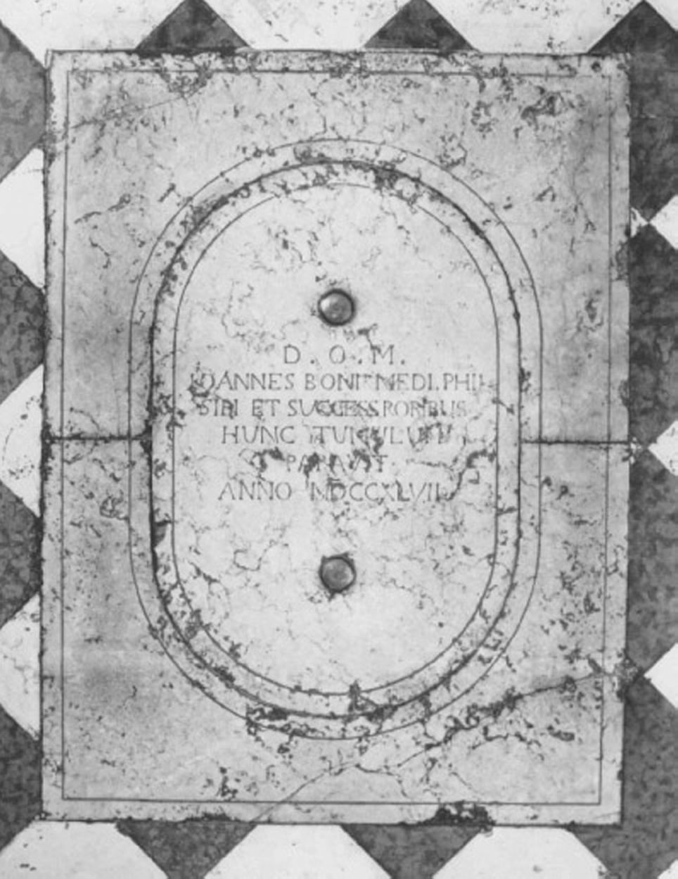 lapide - ambito veneto (sec. XVIII)