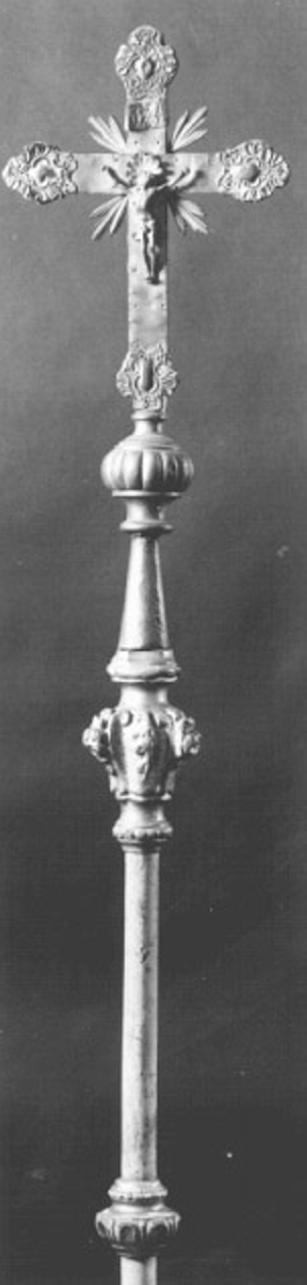 Cristo crocifisso (croce processionale) - ambito veneto (prima metà sec. XIX)