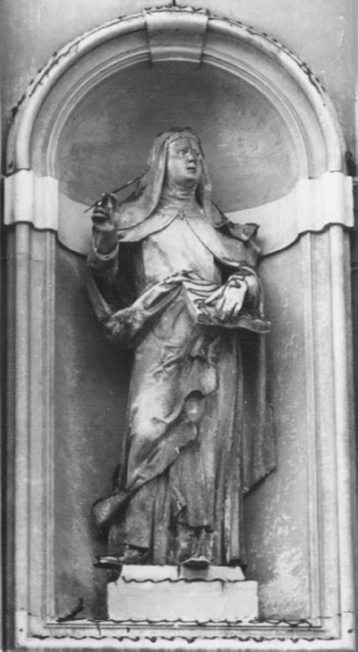 Santa (statua) di Bartolomei Francesco (attribuito), Leoni Francesco (attribuito), Uliaco Francesco (attribuito) (sec. XVIII)