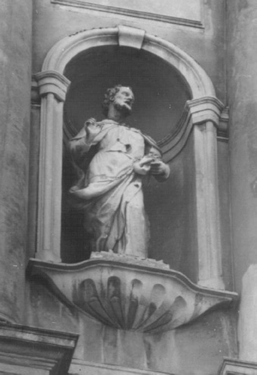 Santo apostolo (statua) di Bartolomei Francesco (attribuito), Leoni Francesco (attribuito), Uliaco Francesco (attribuito) (sec. XVIII)