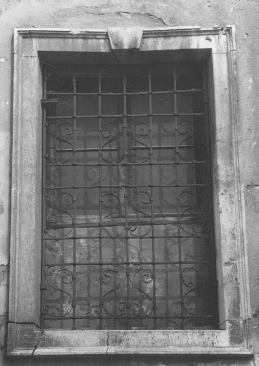 mostra di finestra, serie - ambito veneto (sec. XVIII)