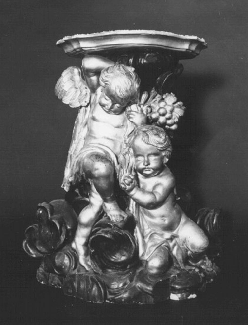 angioletti (gruppo scultoreo) - ambito veneto (sec. XIX)