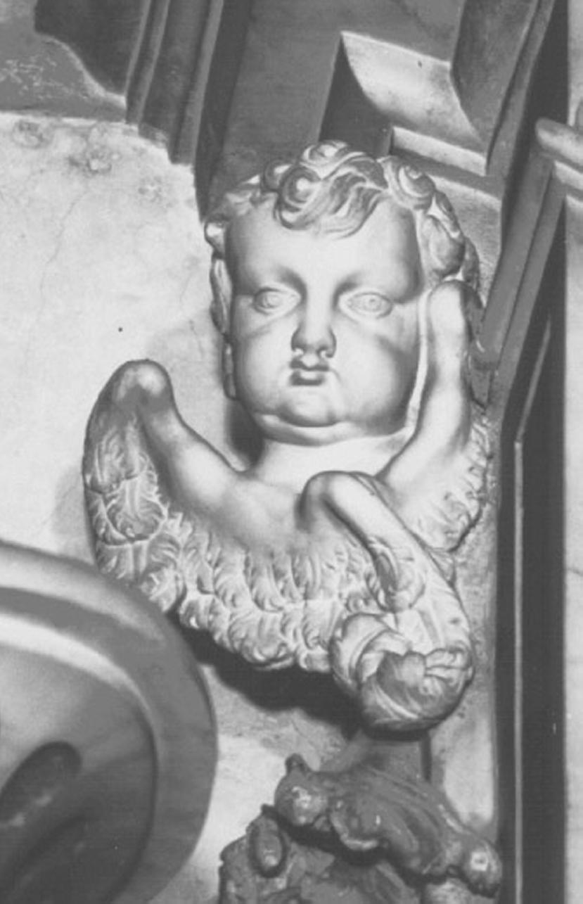 cherubino (rilievo, serie) di Pagani Carlo (sec. XVIII)