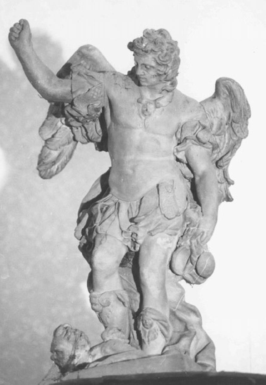 San Michele Arcangelo (statuetta) di Casetti Giacomo (maniera) (sec. XVIII)