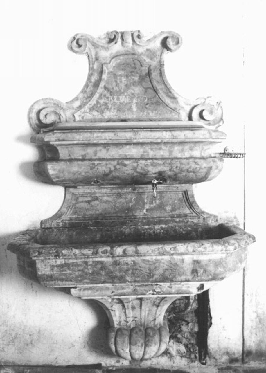 lavabo - ambito vicentino (sec. XVIII)