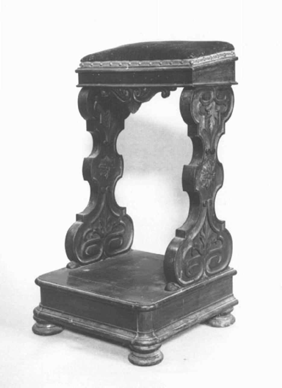 inginocchiatoio - ambito veneto (sec. XIX)