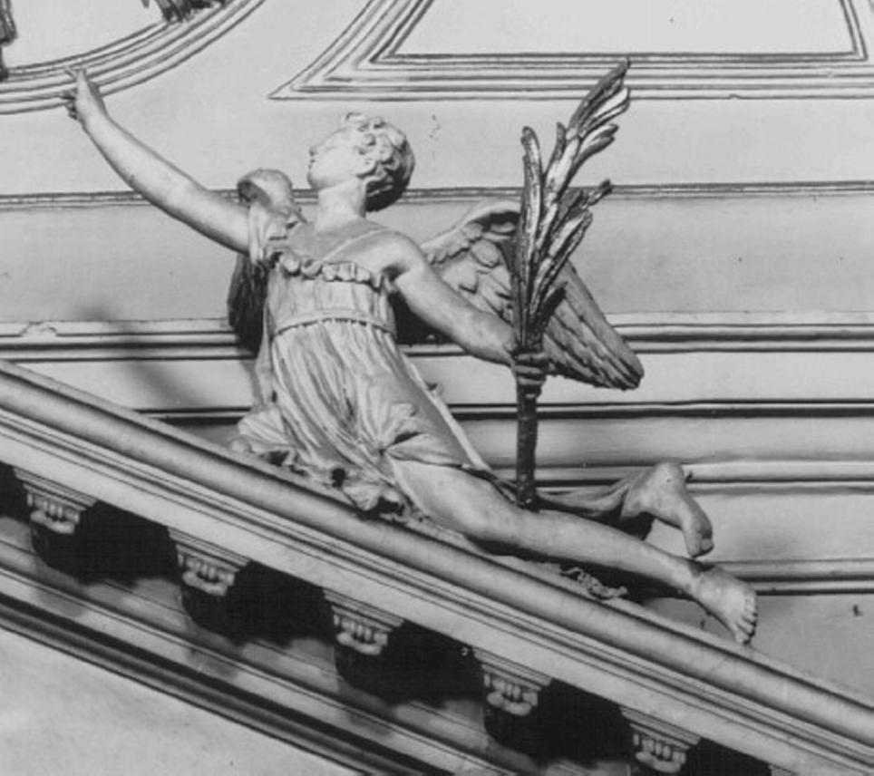 angelo con fascio di palme (statua) di Piovene Antonio (sec. XIX)