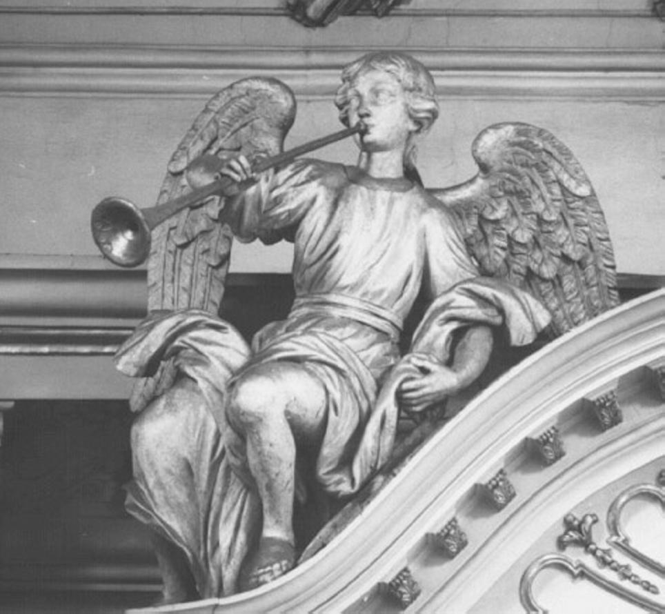 angelo musicante (statua) di Massari Giorgio (sec. XVIII)