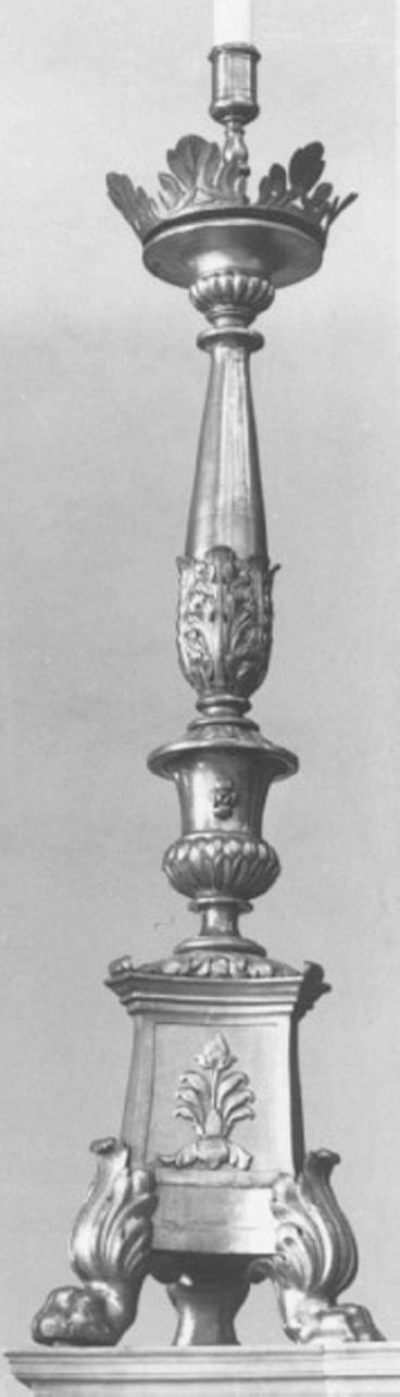 candelabro - ambito vicentino (prima metà sec. XIX)