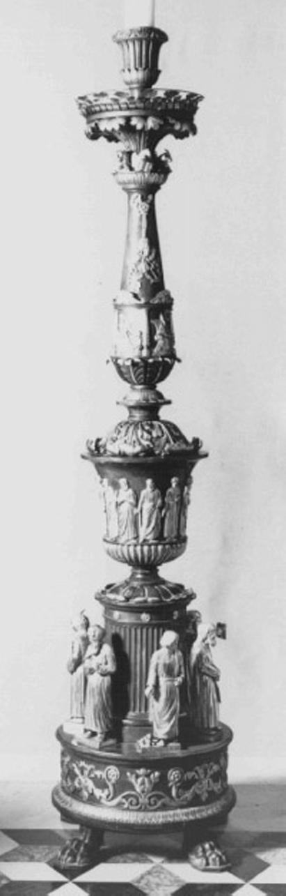 base per il cero pasquale - ambito vicentino (prima metà sec. XIX)