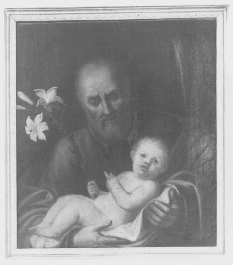 San Giuseppe e Gesù Bambino (dipinto) - ambito vicentino (sec. XIX)