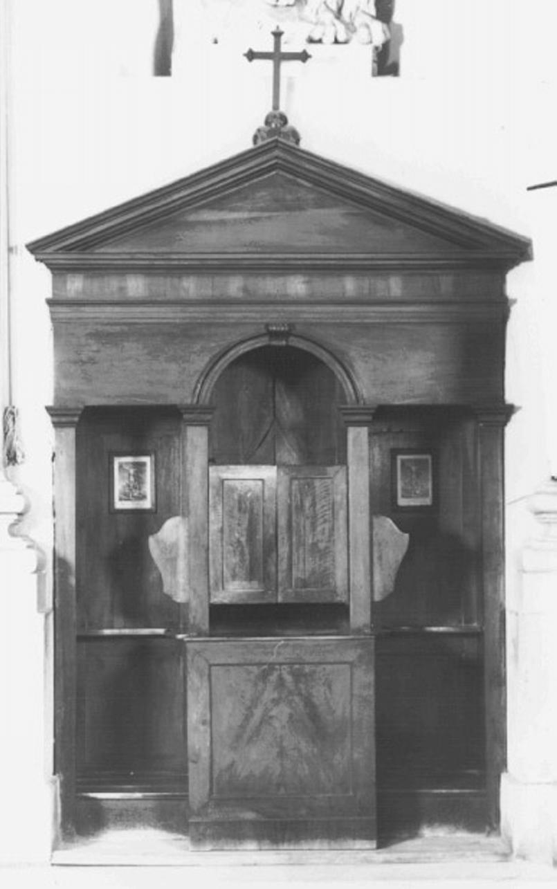 confessionale - ambito vicentino (sec. XIX)