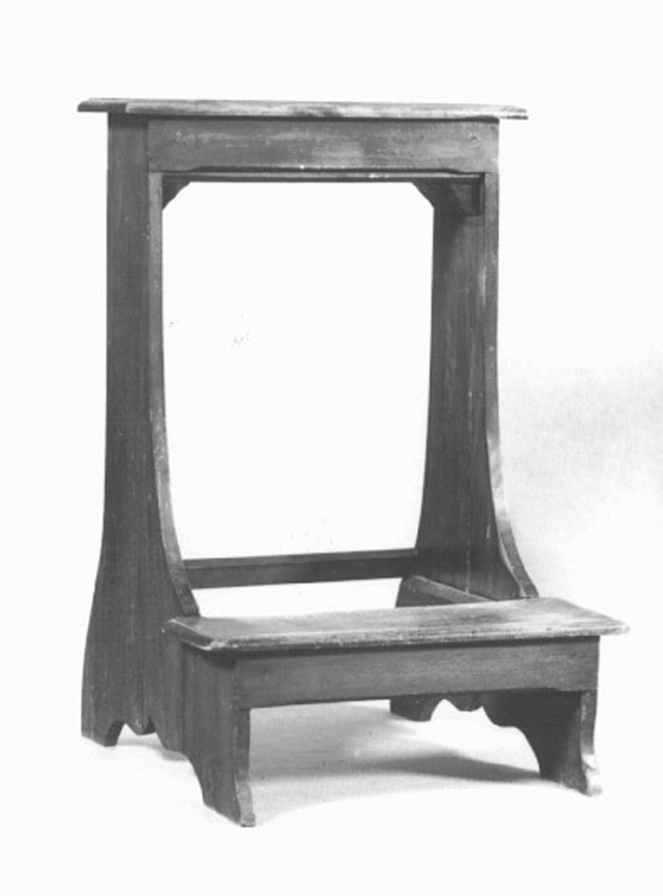 inginocchiatoio - ambito vicentino (fine sec. XIX)