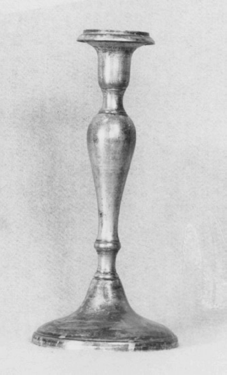 candeliere d'altare - ambito vicentino (sec. XIX)