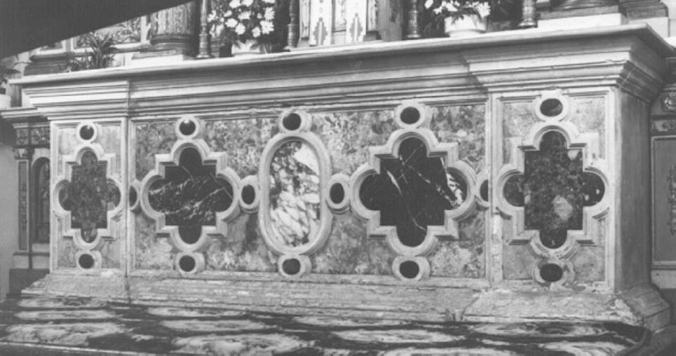 mensa d'altare - ambito vicentino (sec. XVII)