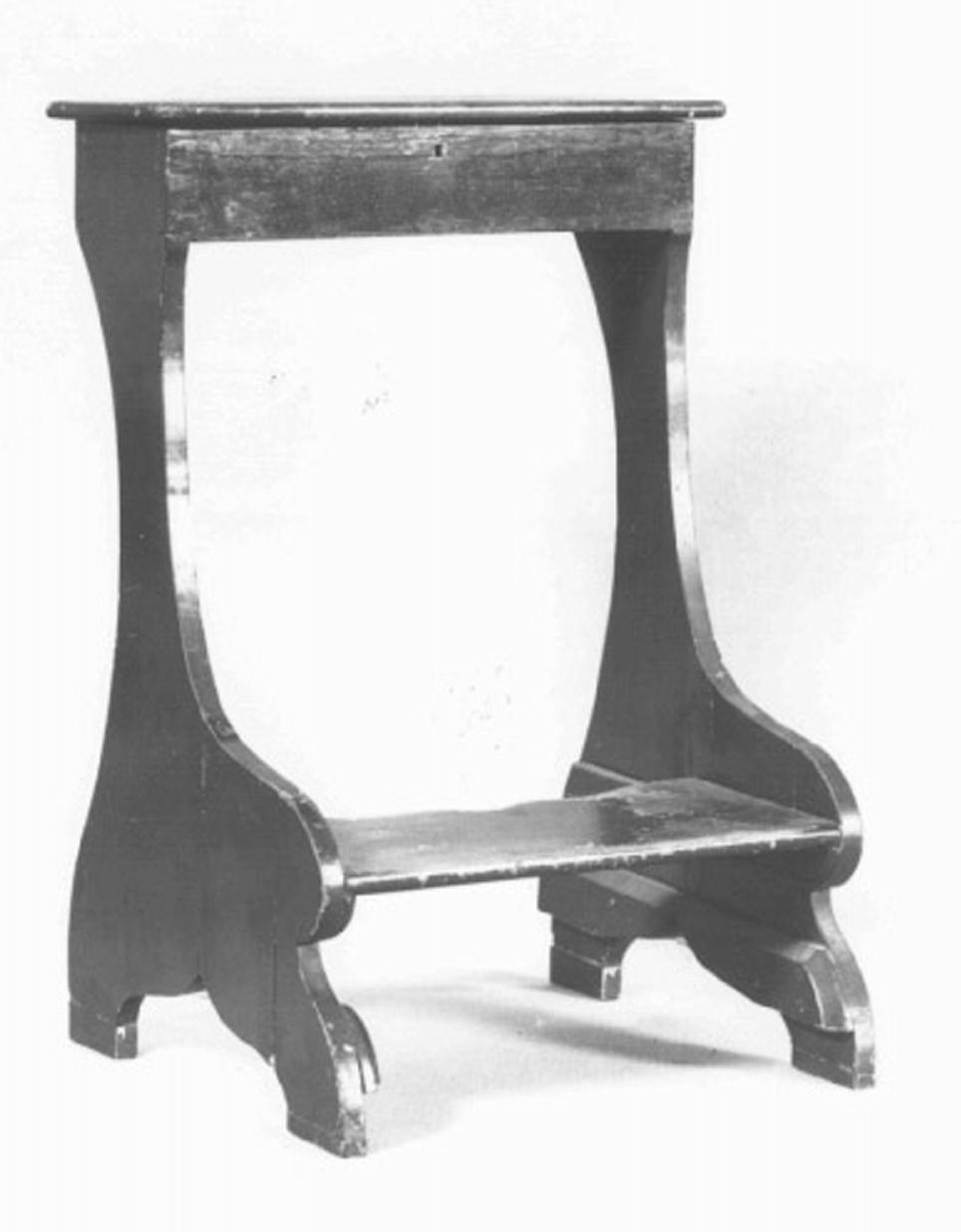 inginocchiatoio - ambito vicentino (fine sec. XIX)