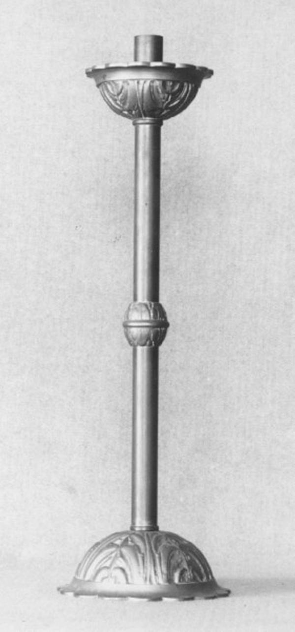 candeliere d'altare - ambito vicentino (secc. XIX/ XX)