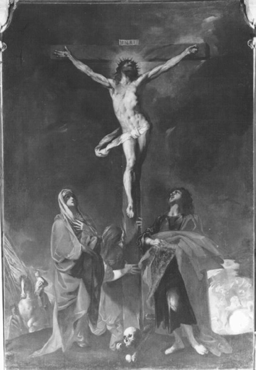 crocifissione (dipinto) di Maffei Francesco (sec. XVII)