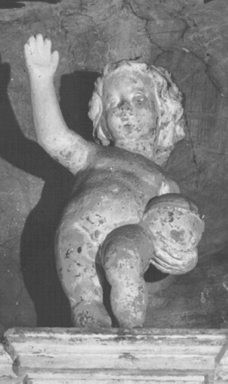 putto con sfera (statua) di Pizzocaro Antonio (cerchia) (sec. XVII)