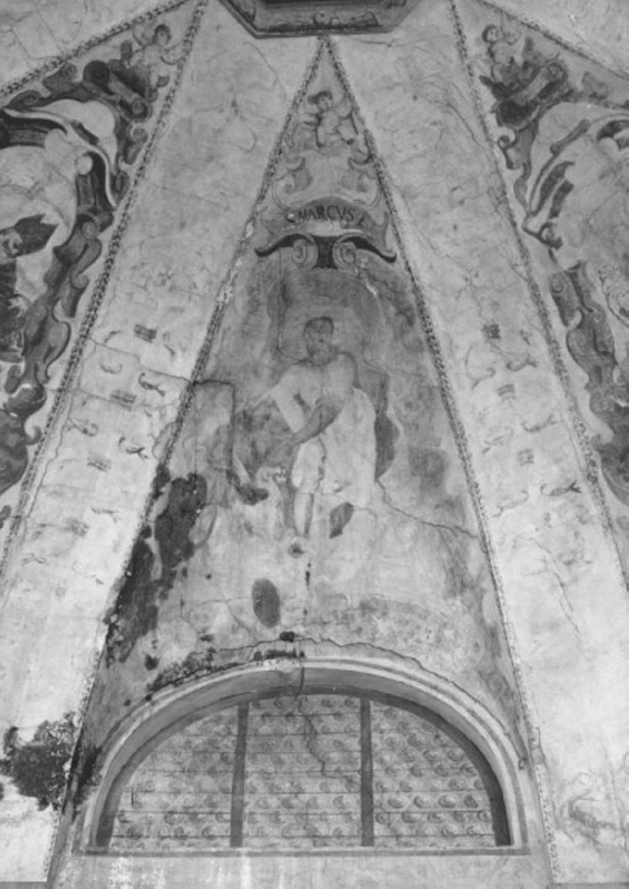 San Marco Evangelista (dipinto) di Carpioni Giulio (maniera) (sec. XVII)