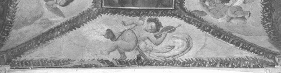 angelo con scettro (dipinto) - ambito vicentino (sec. XVIII)