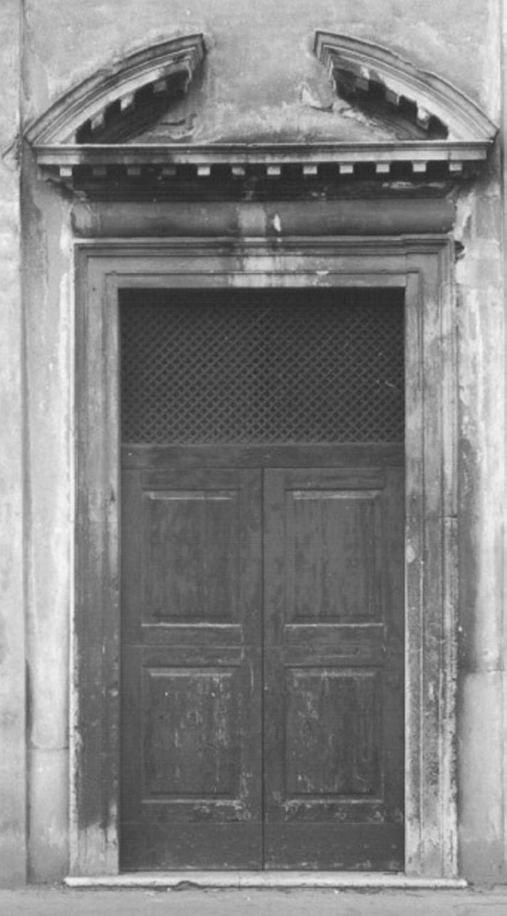 mostra di porta di Pizzocaro Antonio (maniera) (sec. XVII)