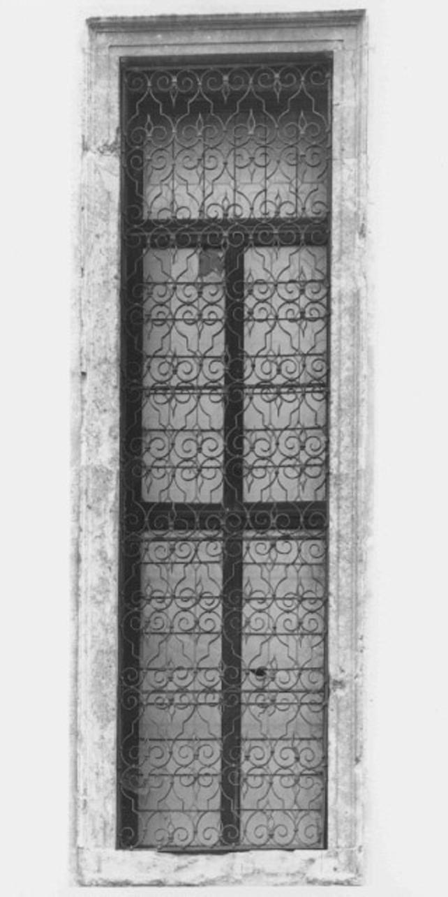 inferriata, paio - ambito vicentino (sec. XVIII)