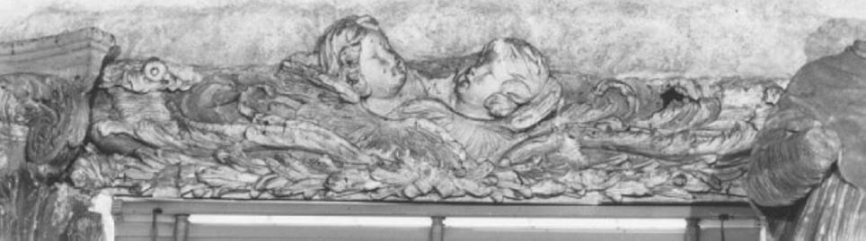 motivi decorativi vegetali (decorazione plastica, serie) di Albanese Giovanni Battista (bottega) (sec. XVI)