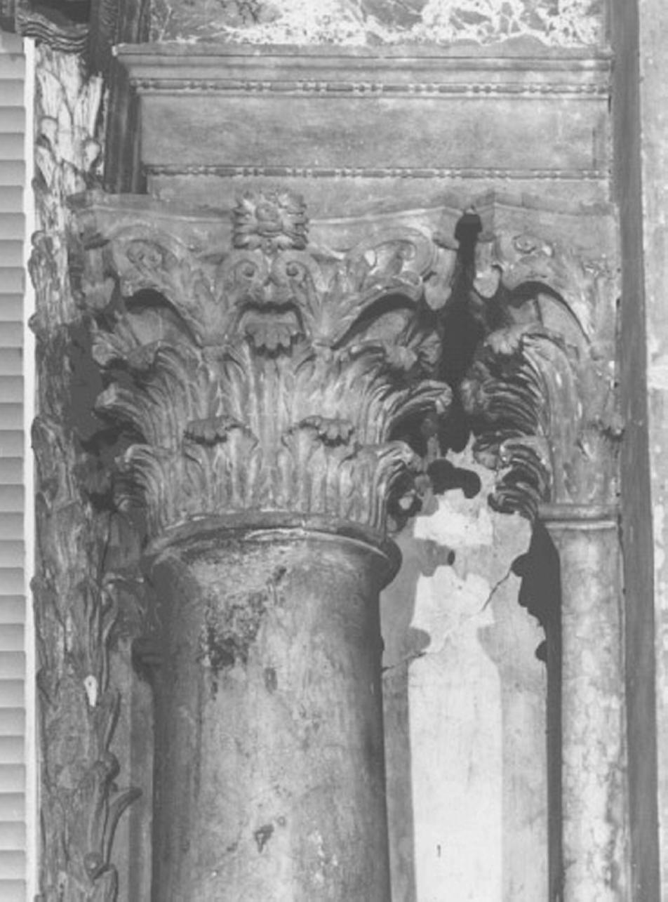 capitello di Albanese Girolamo, Biego Alessandro (attribuito) (sec. XVII)