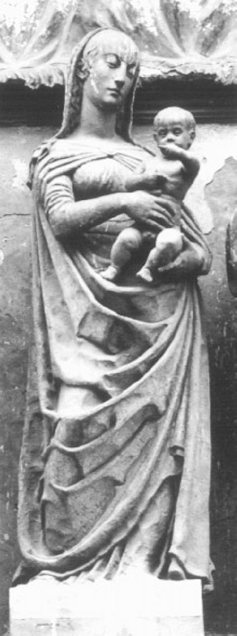 Madonna con Bambino (statua) di Pozza Neri (sec. XX)