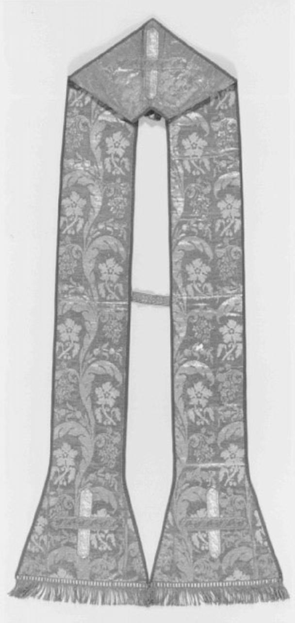 stola, elemento d'insieme - ambito veneto (inizio sec. XVIII)