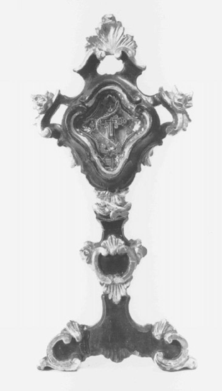 reliquiario - a ostensorio - ambito vicentino (seconda metà sec. XVIII)