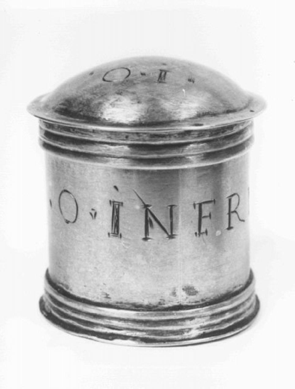 vasetti per oli santi - ambito vicentino (sec. XIX)