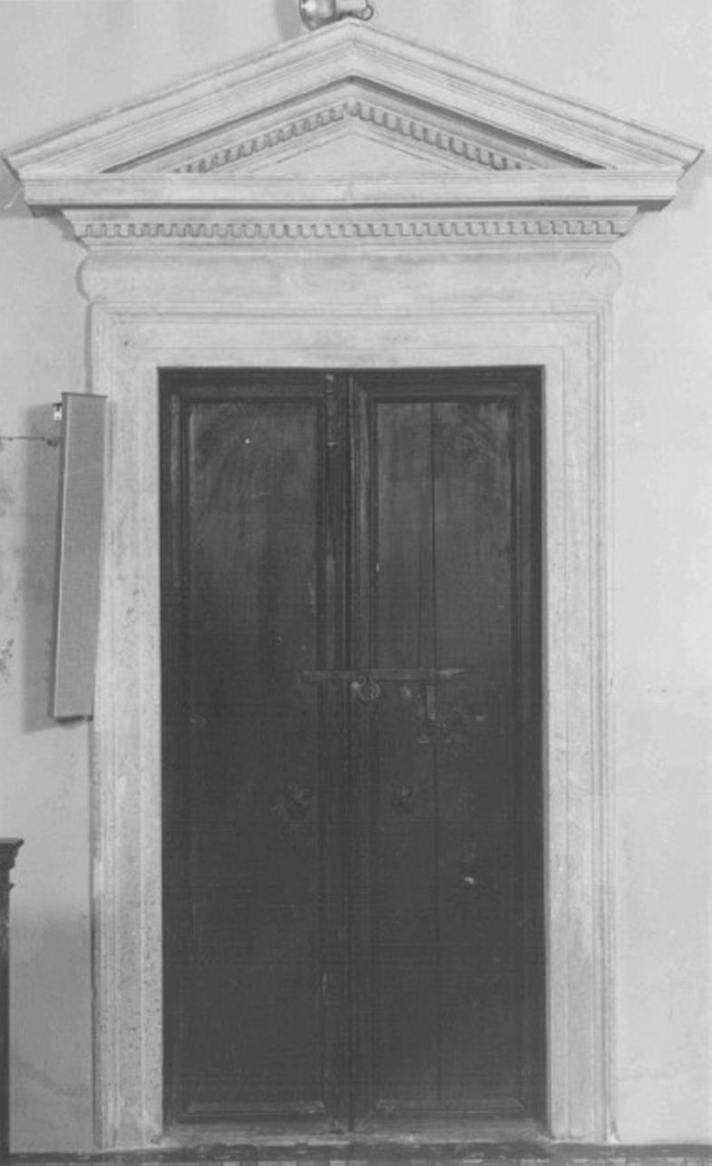 portale - ambito vicentino (seconda metà sec. XVII)